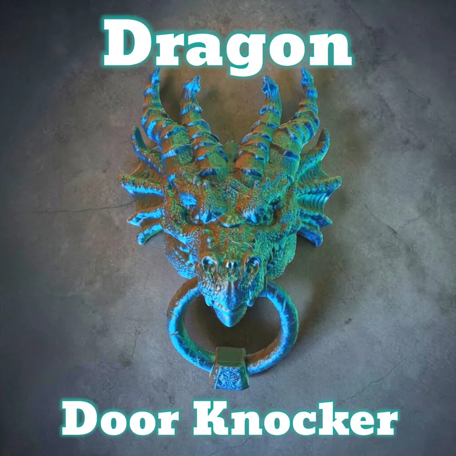 Dragon Door Knocker, bedroom Home Decor, Fantasy Theme