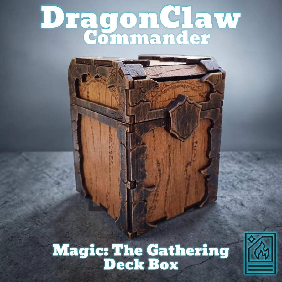 Magic The Gathering Commander Deck Box - Dragonclaw
