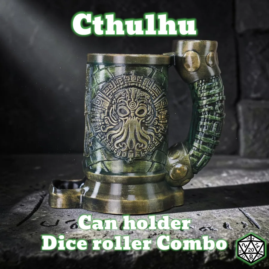 Call of Cthulhu Can Holder Dice Tower D&D