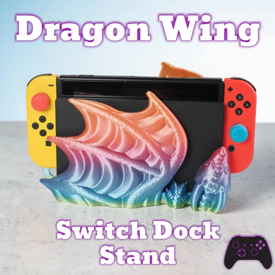 Gaming Gift - Nintendo Switch Dock Stand - Dragon Wing