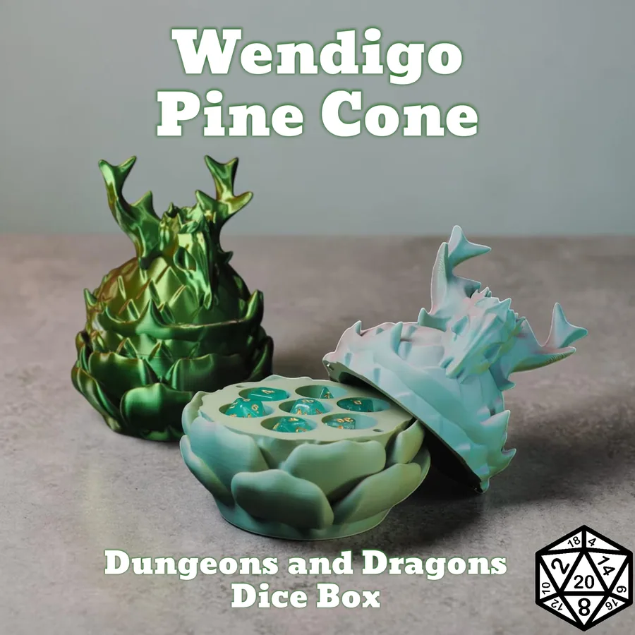 Wendigo Dice Box - Deer Skull