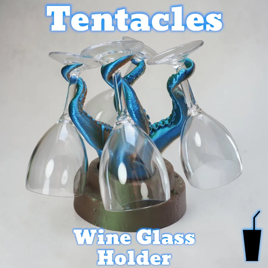 House warming - Kitchen Gift - Kraken, Octopus Tentacle Glass Stand