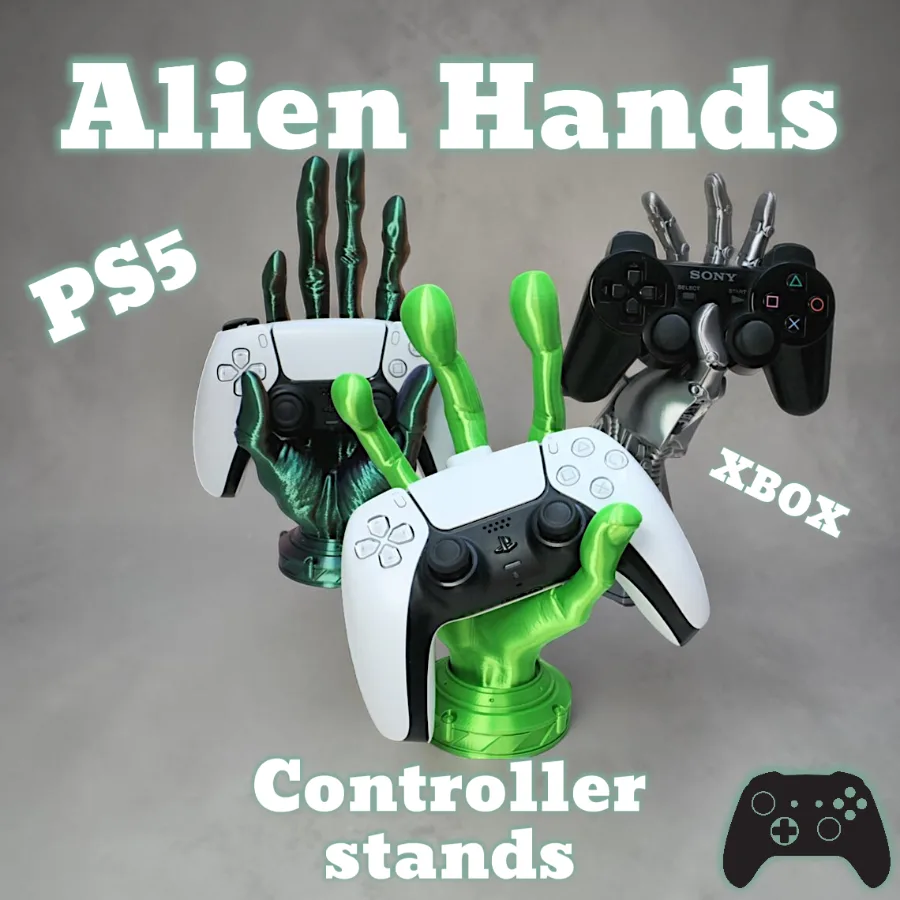 Gaming Gift - PS5 - XBOX - Alien/Cyber Hand Game Controller Stand