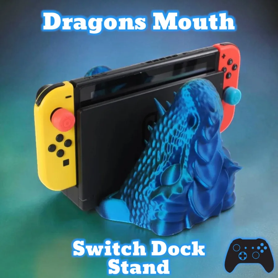 Gaming Gift - Nintendo Switch Dock Stand - Dragons Mouth