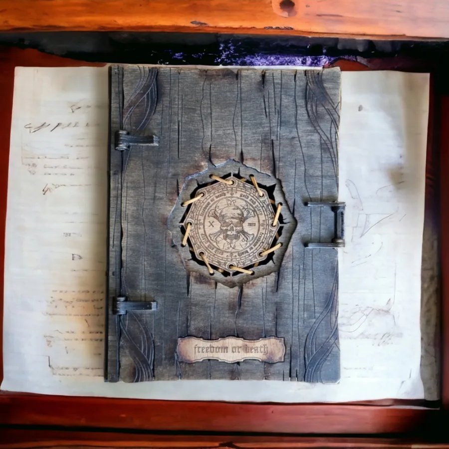 Handmade Pirate Book Box: D&D, MTG, TCG Storage