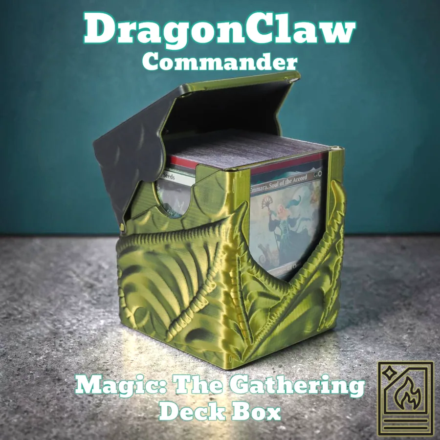 Magic The Gathering Gift - Dragonclaw Commander Deck Box